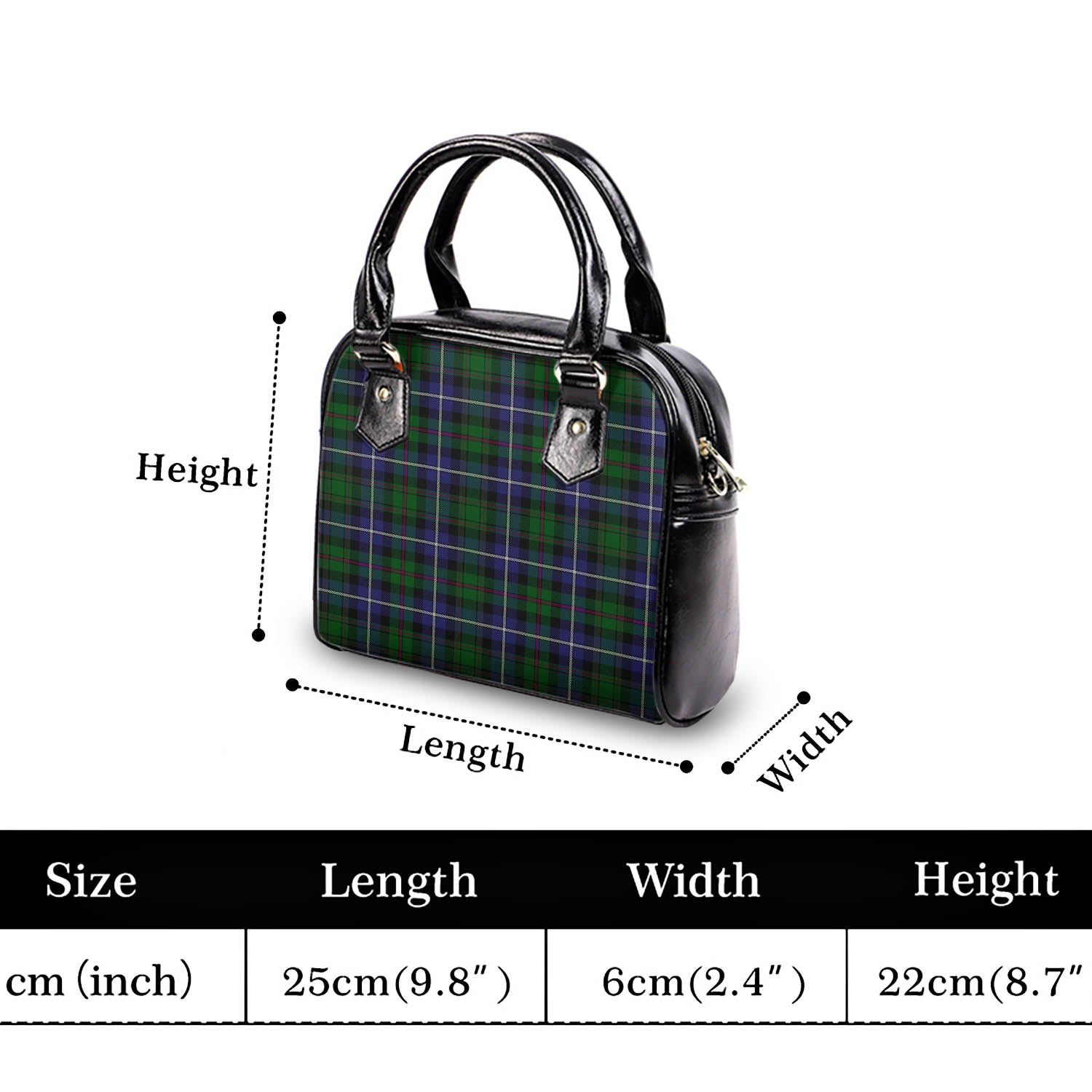 MacRow Hunting Tartan Shoulder Handbags - Tartan Vibes Clothing