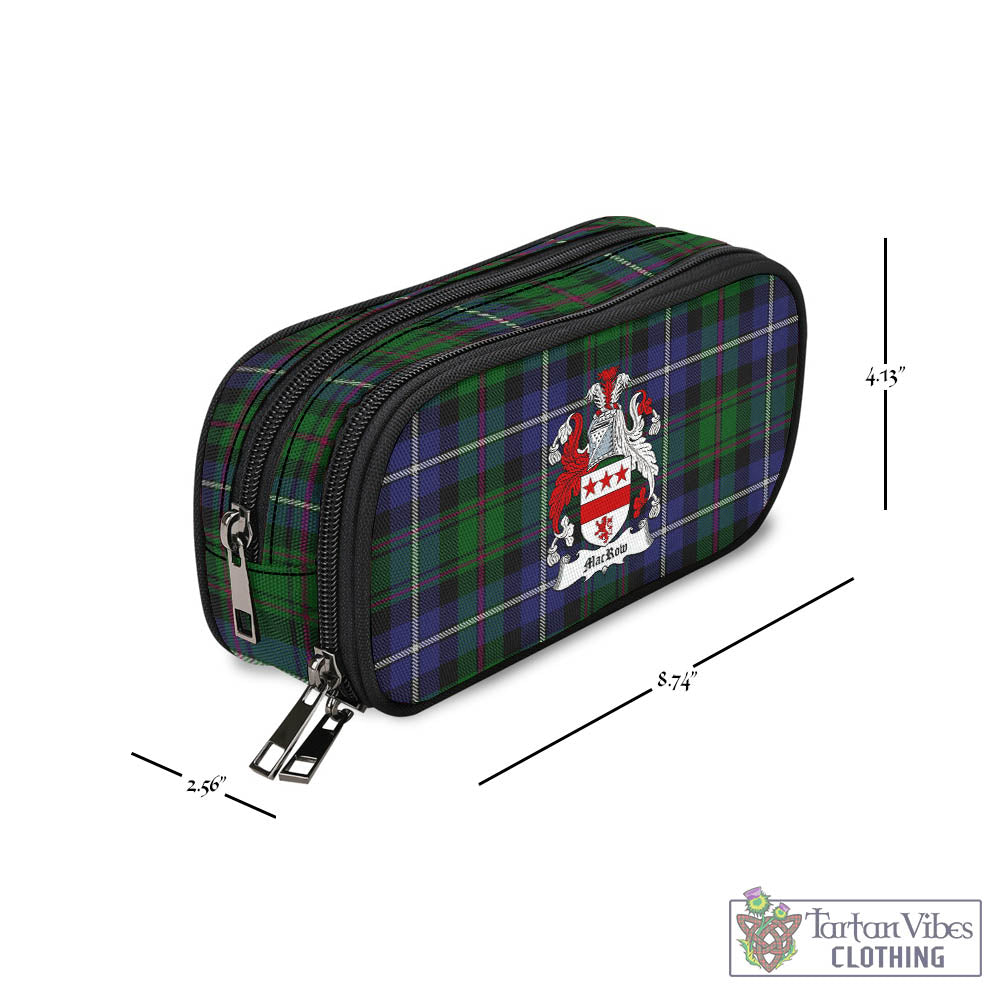 MacRow Hunting Tartan Pen and Pencil Case with Family Crest - Tartan Vibes Clothing