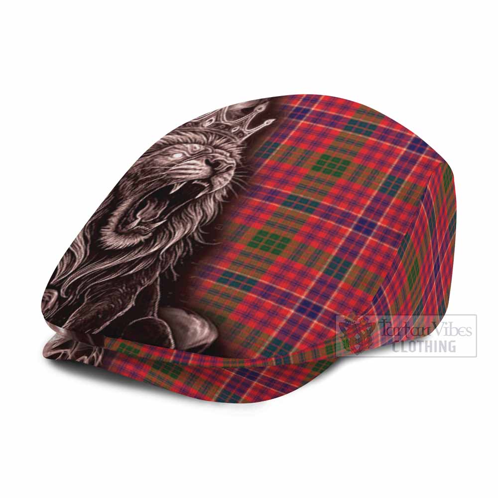 MacRow (McRow) Tartan Flat Cap, Jeff Cap Roaring Lion Heritage - Tartan Vibes Clothing