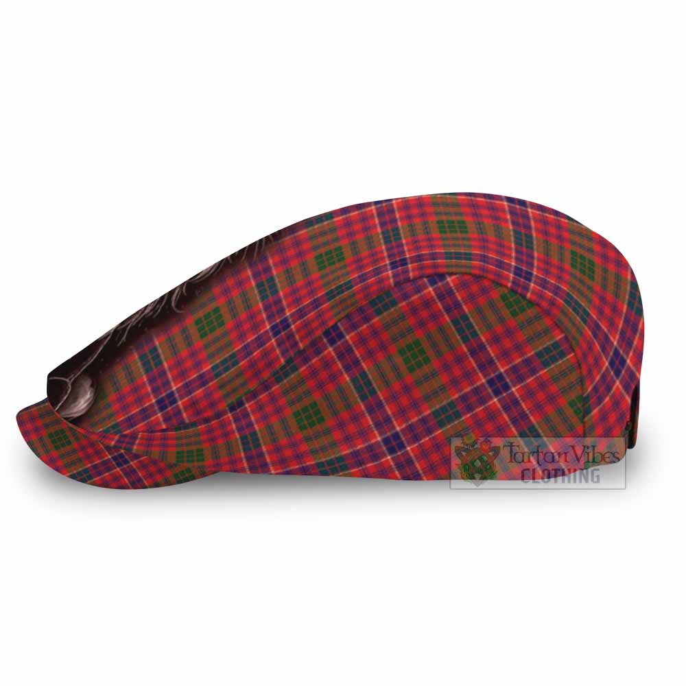 MacRow (McRow) Tartan Flat Cap, Jeff Cap Roaring Lion Heritage - Tartan Vibes Clothing