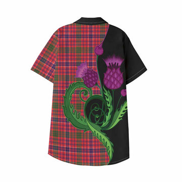 MacRow (McRow) Tartan Kid Hawaiian Shirt Traditional Scottish Thistle