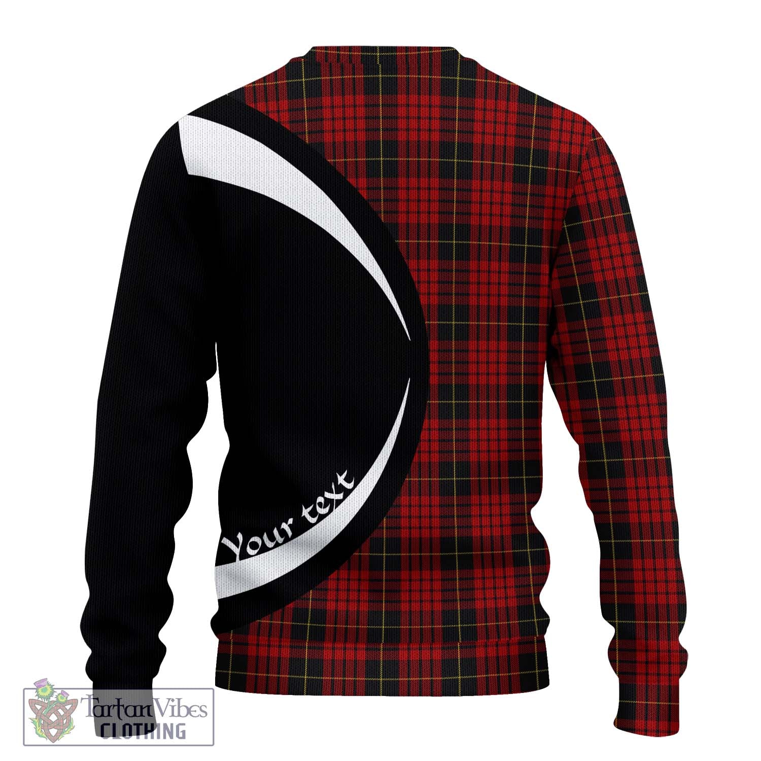 MacSwan Tartan Ugly Sweater with Family Crest Circle Style - Tartan Vibes Clothing