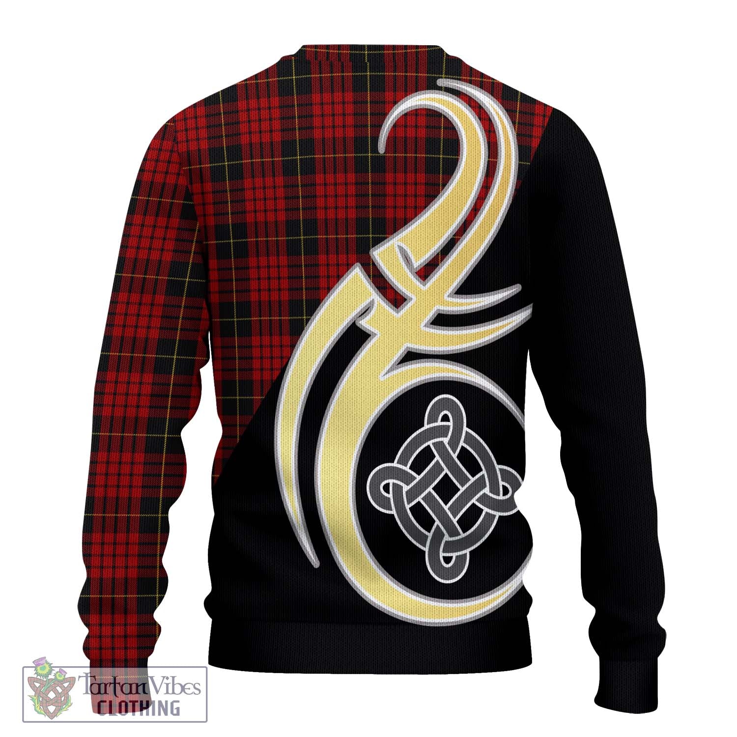 MacSwan Tartan Ugly Sweater with Family Crest and Celtic Symbol Style - Tartan Vibes Clothing