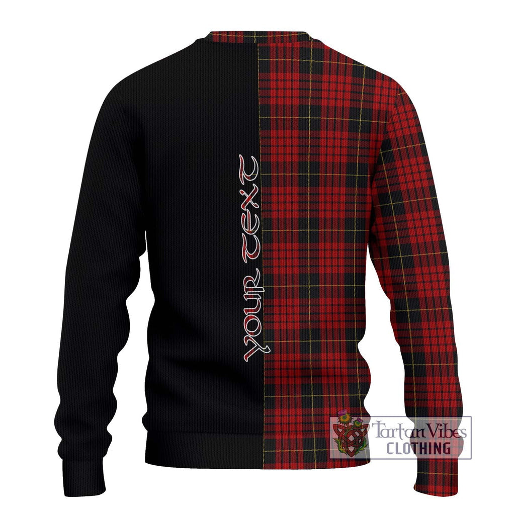 MacSwan Tartan Ugly Sweater with Family Crest and Half Of Me Style - Tartan Vibes Clothing