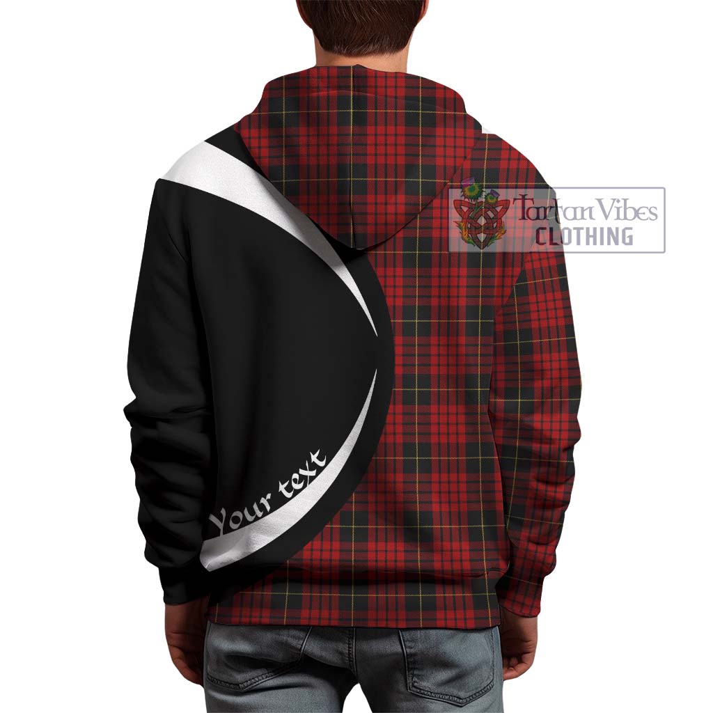 MacSwan Tartan Hoodie with Family Crest Circle Style - Tartan Vibes Clothing