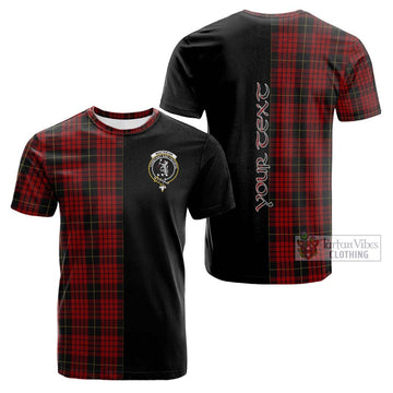 MacSwan Tartan Cotton T-shirt with Family Crest and Half Of Me Style Kid's Shirt - Tartan Vibes Clothing