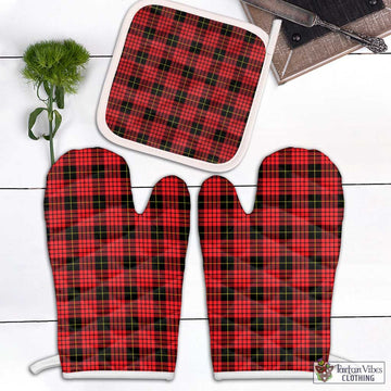 MacSwan Modern Tartan Combo Oven Mitt & Pot-Holder Combo 2 Oven Mitt & 1 Pot-Holder Black - Tartan Vibes Clothing