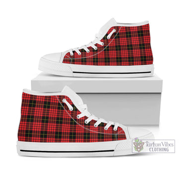 MacSwan Modern Tartan High Top Shoes Kid High Top - White Sole - Tartan Vibes Clothing