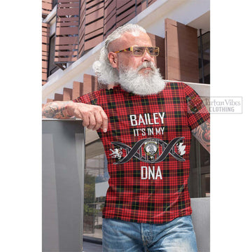 MacSwan Modern Tartan Cotton T-shirt with Family Crest DNA In Me Style Men's Shirt - Tartan Vibes Clothing