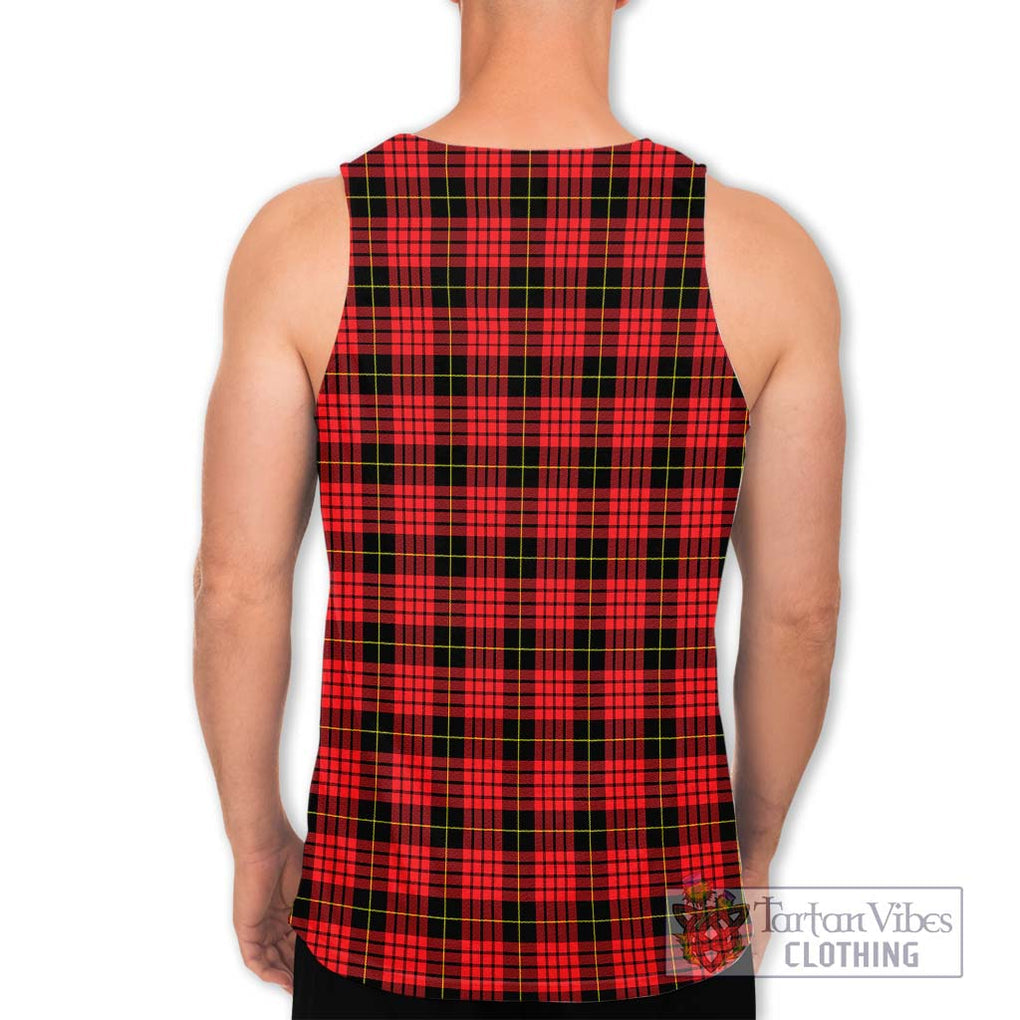 MacSwan Modern Tartan Men's Tank Top with Family Crest DNA In Me Style - Tartan Vibes Clothing