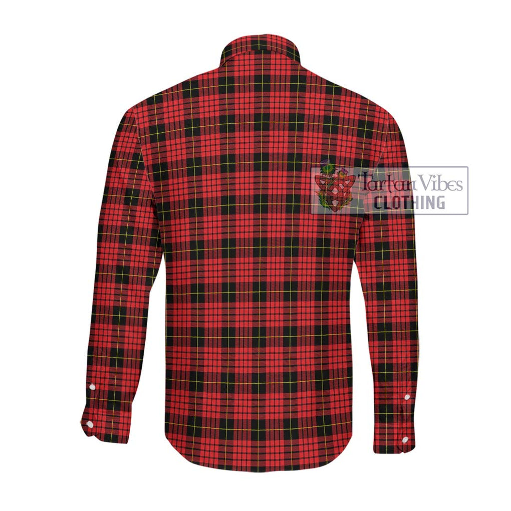 MacSwan Modern Tartan Long Sleeve Button Shirt with Family Crest DNA In Me Style - Tartanvibesclothing Shop