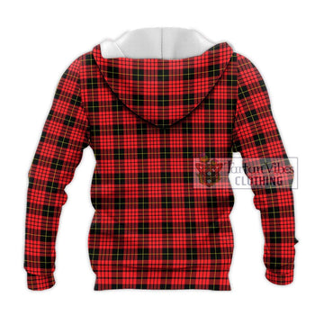 MacSwan Modern Tartan Knitted Hoodie with Family Crest DNA In Me Style - Tartan Vibes Clothing