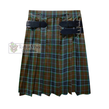 MacTavish Hunting Tartan Men's Pleated Skirt - Fashion Casual Retro Scottish Kilt Style