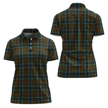 MacTavish Hunting Tartan Polo Shirt For Women