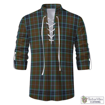 MacTavish Hunting Tartan Men's Scottish Traditional Jacobite Ghillie Kilt Shirt