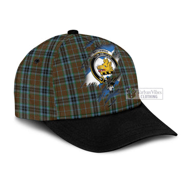 MacTavish Hunting Tartan Classic Cap with Family Crest In Me Style