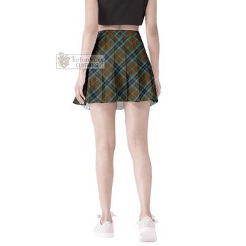MacTavish Hunting Tartan Women's Plated Mini Skirt