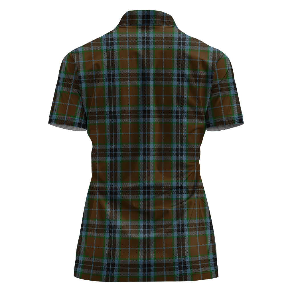 mactavish-hunting-tartan-polo-shirt-with-family-crest-for-women