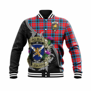 MacTavish (McTavish) Tartan Family Crest Baseball Jacket Lion Rampant Royal Thistle Shield Celtic Inspired