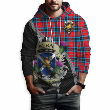 MacTavish (McTavish) Tartan Family Crest Hoodie Lion Rampant Royal Thistle Shield Celtic Inspired