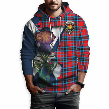 MacTavish (McTavish) Tartan Family Crest Hoodie Scottish Thistle Celtic Inspired