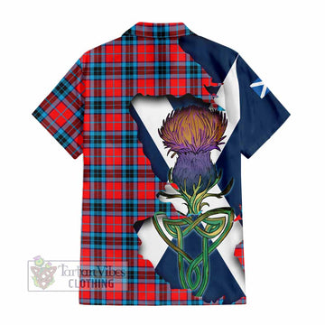 MacTavish (McTavish) Tartan Family Crest Hawaiian Shirt Scottish Thistle Celtic Inspired