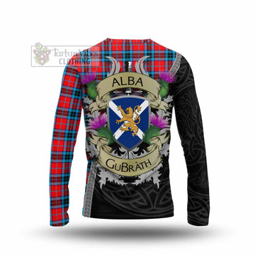 Tartan Vibes Clothing MacTavish (McTavish) Tartan Family Crest Long Sleeve T-Shirt Lion Rampant Royal Thistle Shield Celtic Inspired
