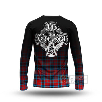 Tartan Vibes Clothing MacTavish (McTavish) Tartan Long Sleeve T-Shirt Featuring Alba Gu Brath Family Crest Celtic Inspired