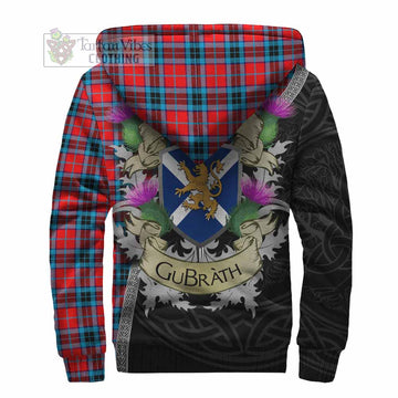 MacTavish (McTavish) Tartan Family Crest Sherpa Hoodie Lion Rampant Royal Thistle Shield Celtic Inspired