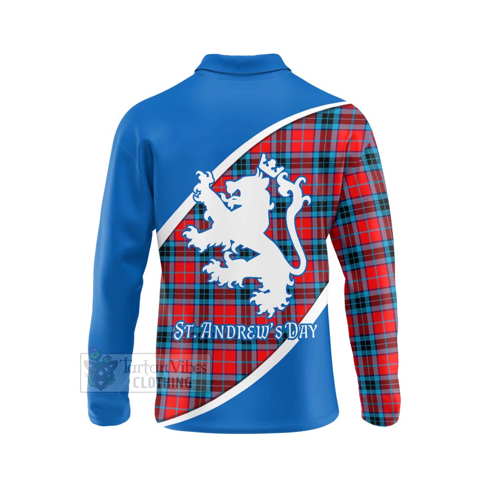 Tartan Vibes Clothing MacTavish (McTavish) Family Crest Tartan Long Sleeve Polo Shirt Celebrate Saint Andrew's Day in Style