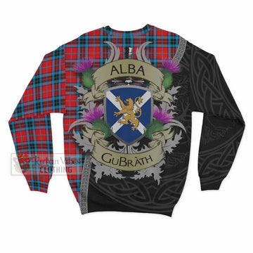 MacTavish (McTavish) Tartan Family Crest Sweatshirt Lion Rampant Royal Thistle Shield Celtic Inspired