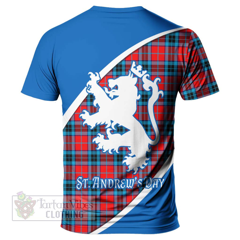 Tartan Vibes Clothing MacTavish (McTavish) Family Crest Tartan T-Shirt Celebrate Saint Andrew's Day in Style