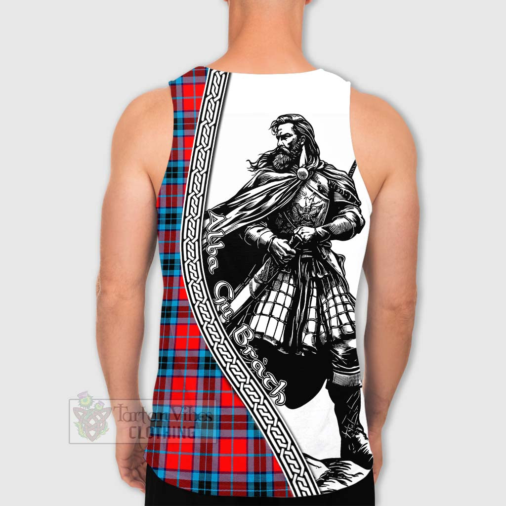 Tartan Vibes Clothing MacTavish (McTavish) Tartan Clan Crest Men's Tank Top with Highlander Warrior Celtic Style