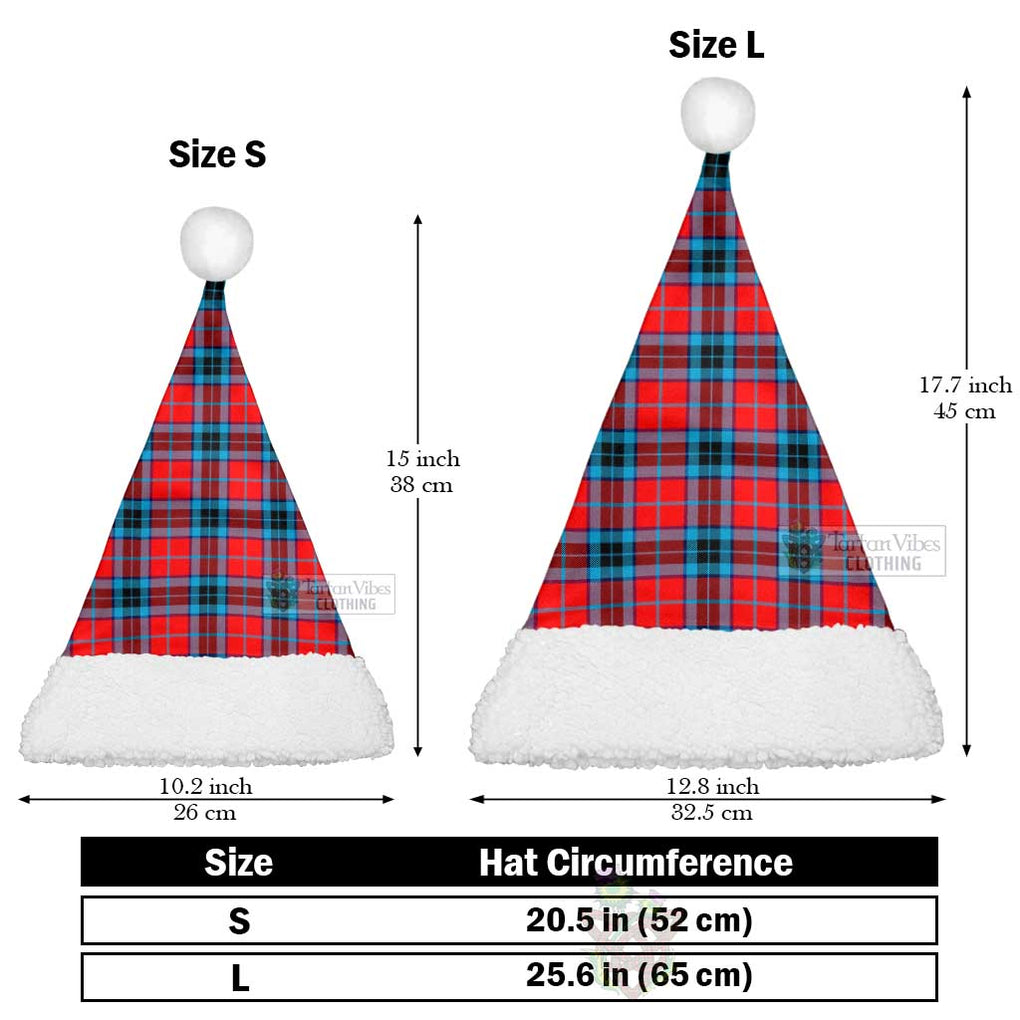 Tartan Vibes Clothing MacTavish (McTavish) Tartan Christmas Santa Hats
