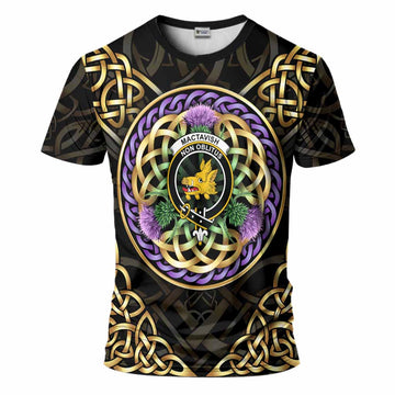 MacTavish (McTavish) Clan Crest T-Shirt Celtic Scottish Thistle