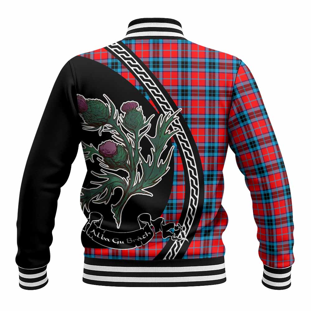 MacTavish (McTavish) Family Crest Tartan Baseball Jacket Alba Thistle Inspired - Tartan Vibes Clothing