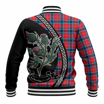 MacTavish (McTavish) Family Crest Tartan Baseball Jacket Alba Thistle Inspired