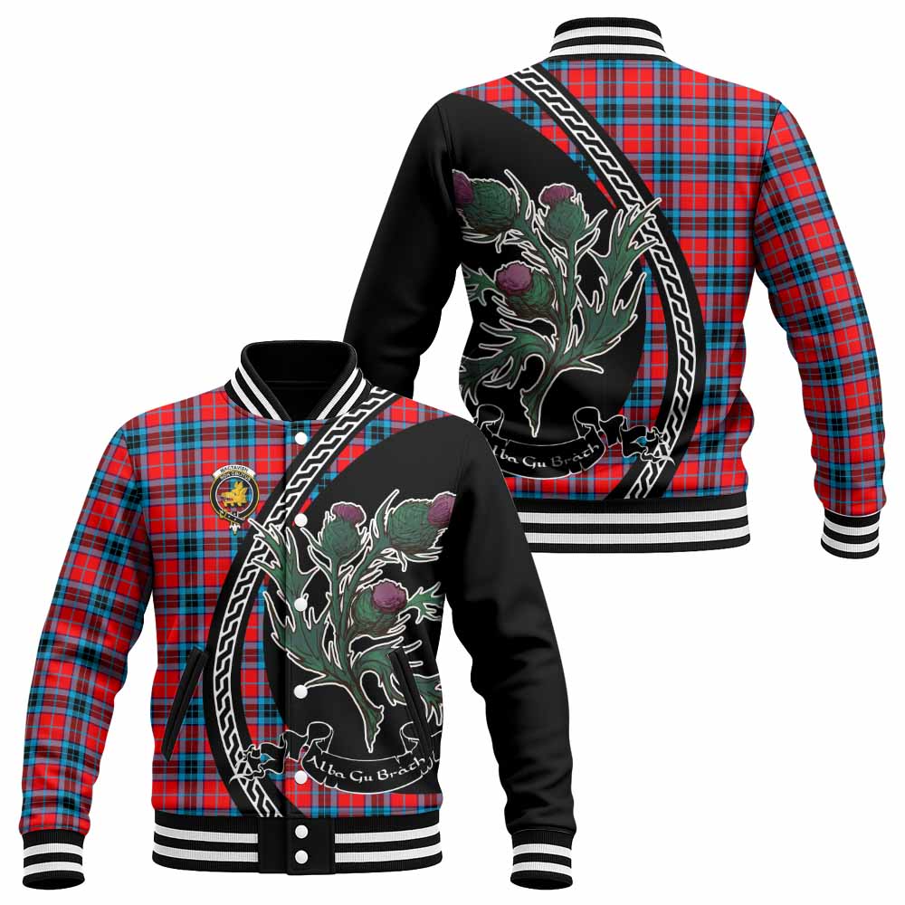 MacTavish (McTavish) Family Crest Tartan Baseball Jacket Alba Thistle Inspired - Tartan Vibes Clothing