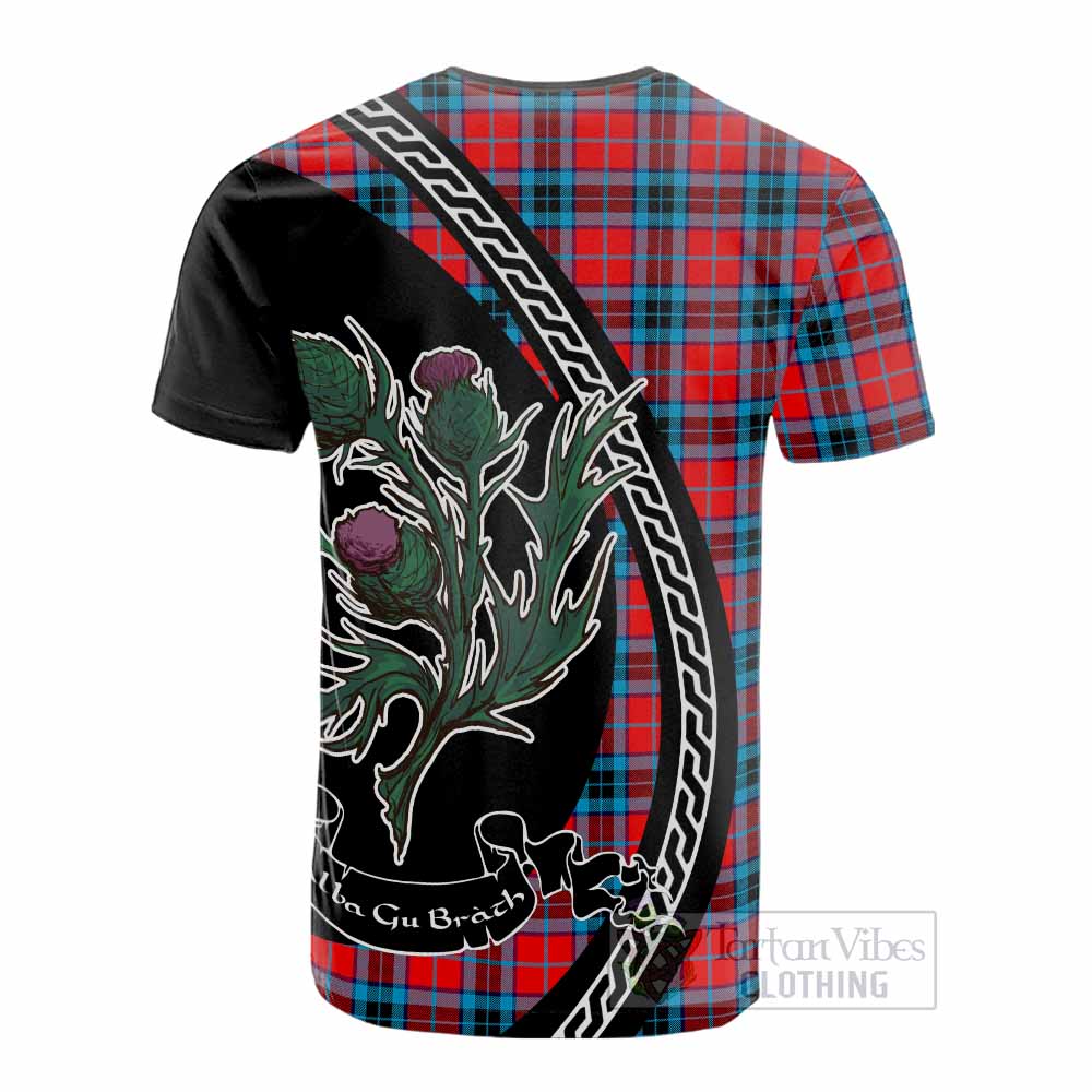 MacTavish (McTavish) Family Crest Tartan Cotton T-shirt Alba Thistle Inspired - Tartan Vibes Clothing
