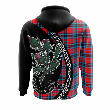 MacTavish (McTavish) Family Crest Tartan Hoodie Alba Thistle Inspired