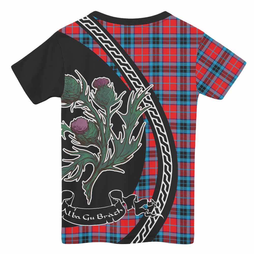 MacTavish (McTavish) Family Crest Tartan Kid T-shirt Alba Thistle Inspired - Tartan Vibes Clothing