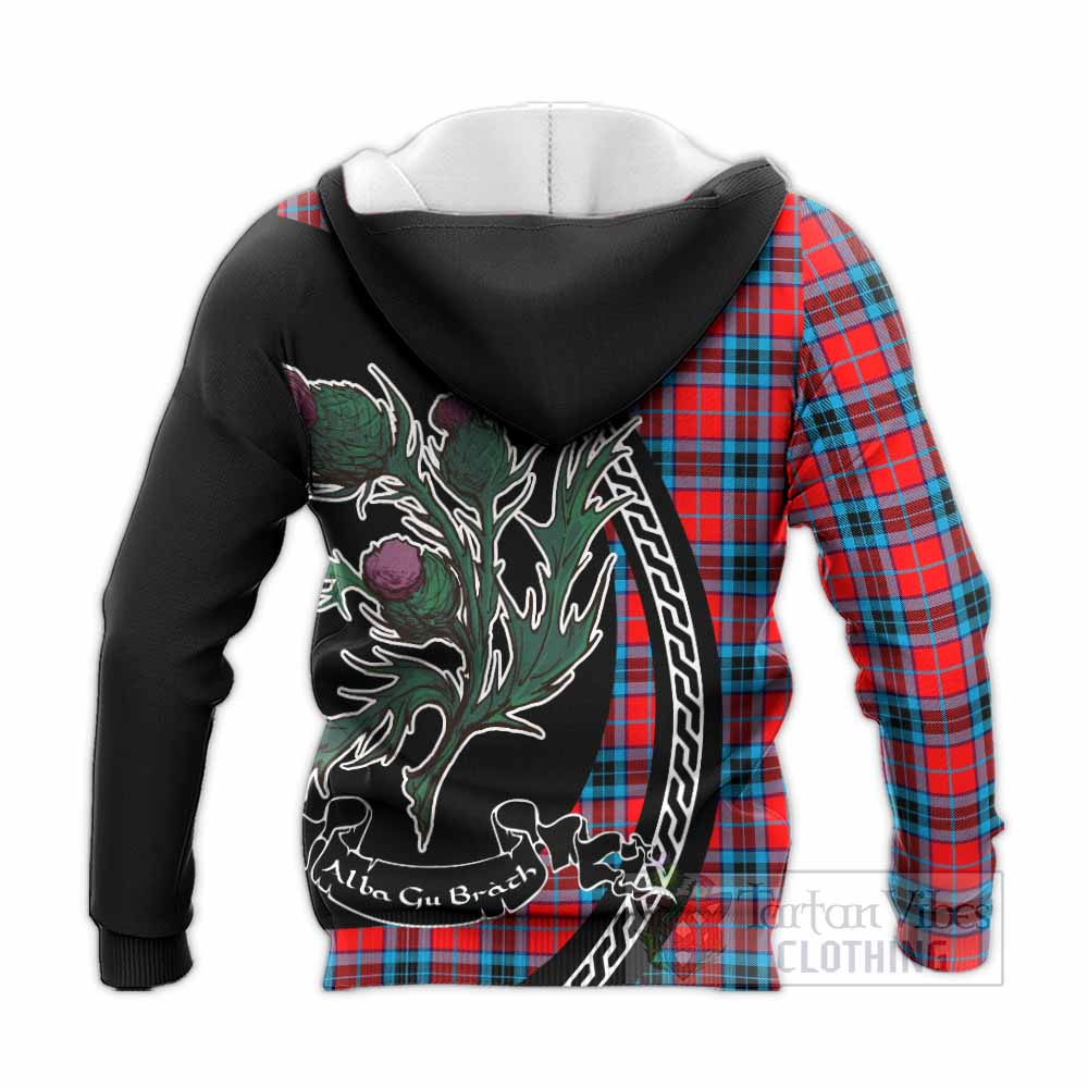 MacTavish (McTavish) Family Crest Tartan Knitted Hoodie Alba Thistle Inspired - Tartan Vibes Clothing