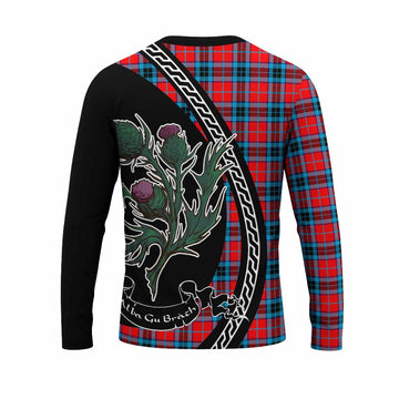 MacTavish (McTavish) Family Crest Tartan Long Sleeve T-Shirt Alba Thistle Inspired - Tartan Vibes Clothing