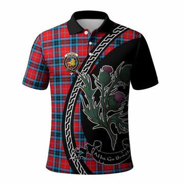 MacTavish (McTavish) Family Crest Tartan Polo Shirt Alba Thistle Inspired