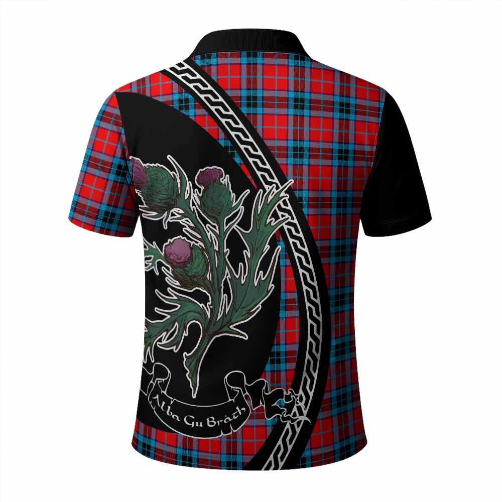 MacTavish (McTavish) Family Crest Tartan Polo Shirt Alba Thistle Inspired - Tartan Vibes Clothing