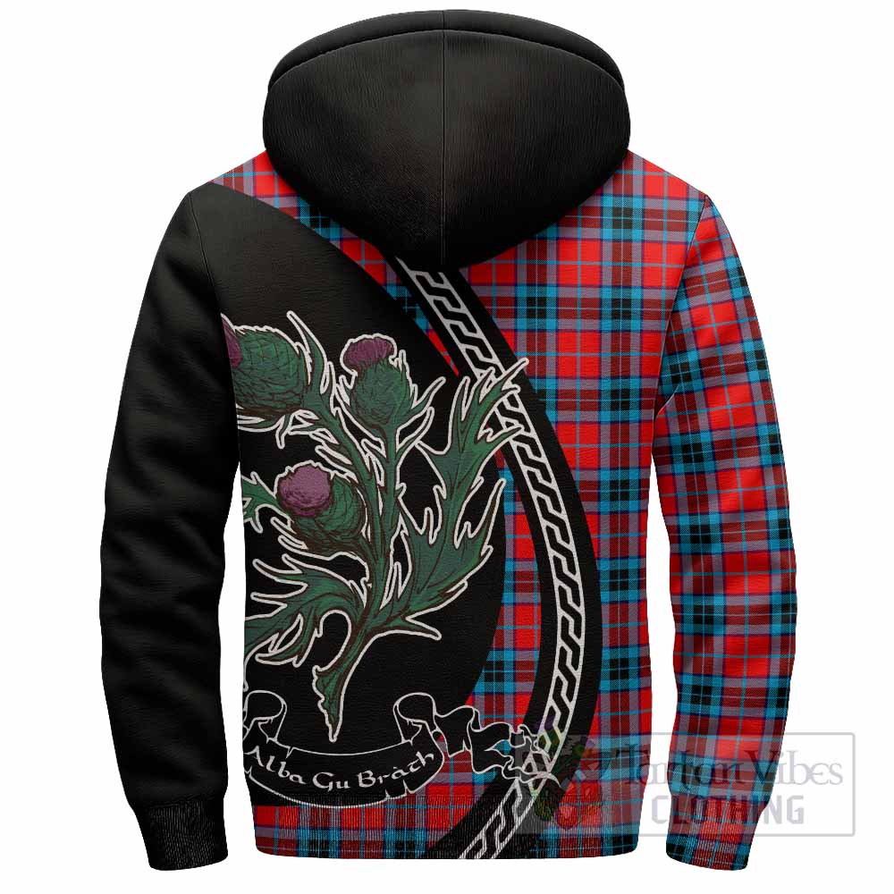 MacTavish (McTavish) Family Crest Tartan Sherpa Hoodie Alba Thistle Inspired - Tartan Vibes Clothing