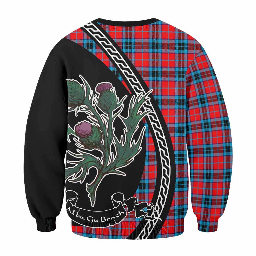 MacTavish (McTavish) Family Crest Tartan Sweatshirt Alba Thistle Inspired - Tartan Vibes Clothing
