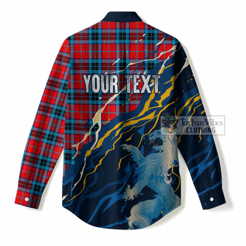 MacTavish (McTavish) Scotland Tartan Women Casual Shirt WC2026 Football - We'll Be Coming