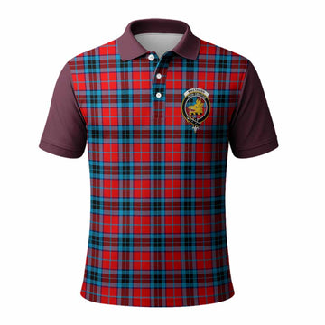 MacTavish (McTavish) Tartan Accent Polo Shirt with Family Crest