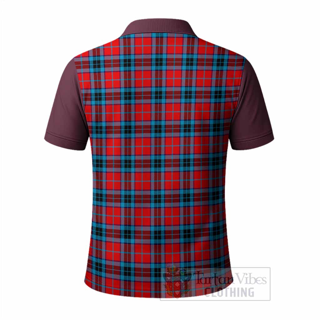 MacTavish (McTavish) Tartan Accent Polo Shirt with Family Crest